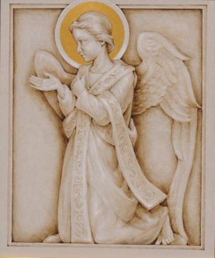 Angel in adoration